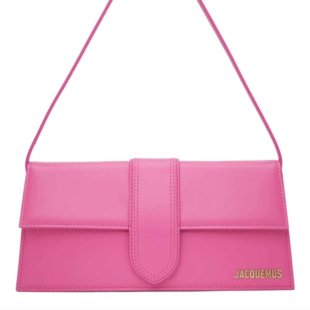 JACQUEMUS Pink Le Papier 'Le Bambino Long' Bag
